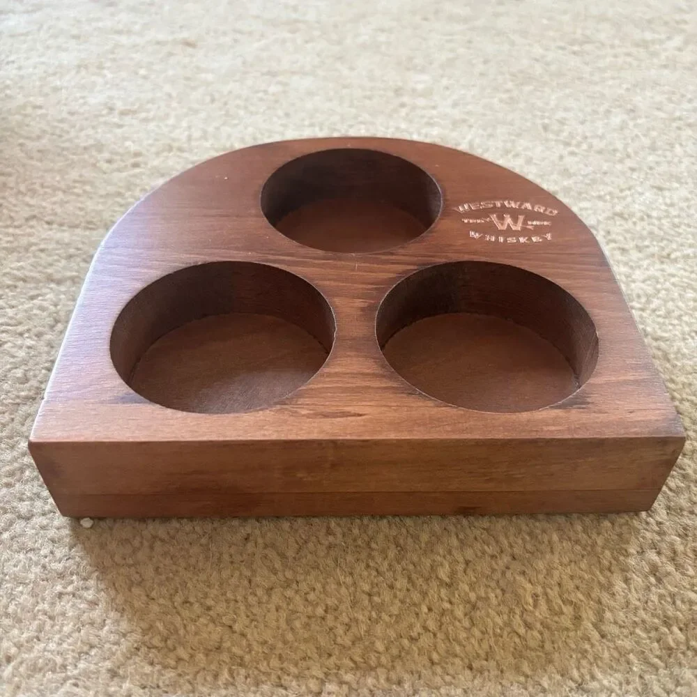 Westward Whiskey Wooden Flight Tasting Tray
